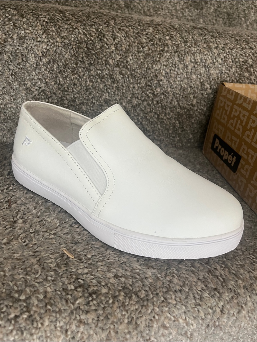 Classic White Slip-On Women's Shoe